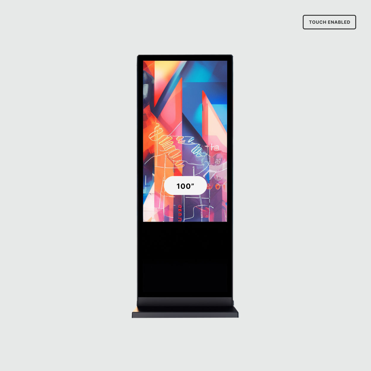Touch Screen Digital Poster